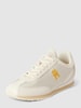 Tommy Hilfiger Sneaker aus Leder mit Label-Stitching Beige