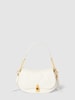 Coccinelle Saddle Bag mit Label-Details Modell 'MAGIE' Weiss