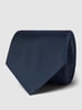 BOSS Stropdas met labelpatch Marineblauw