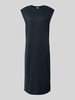 mbyM Knielanges Kleid mit Kappärmeln Modell 'Stivian' Black