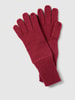 Seeberger Handschuhe in Strick-Optik Fuchsia