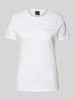 BOSS Orange T-Shirt mit Label-Detail Modell 'Elogo' Weiss