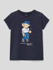 Polo Ralph Lauren Kids T-shirt met ronde hals Marineblauw