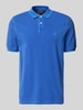 Marc O'Polo Regular Fit Poloshirt aus reiner Baumwolle mit Logo-Stitching Royal