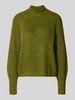 ONLY Regular Fit Pullover mit Turtleneck Modell 'KALIBU' Gruen Melange
