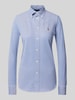 Polo Ralph Lauren Bluse mit Button-Down-Kragen Blau