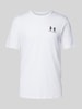 Under Armour T-Shirt mit Label-Print Weiss