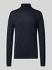 Christian Berg Men Pullover aus Merino-Mix mit Rollkragen Marine