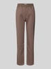 Raphaela By Brax Stoffen broek met elastische band, model 'PAMINA' Taupe