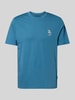 Blend T-Shirt mit Stitching-Detail Modell 'JEPPE' Rauchblau
