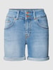 LTB Korte slim fit jeans met labelpatch, model 'Becky' Lichtblauw