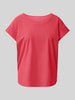 Raffaello Rossi T-Shirt mit Rundhalsausschnitt Modell 'GRIT' Fuchsia