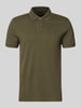 BOSS Orange Koszulka polo o kroju slim fit z mieszanki bawełny model 'PASSENGER' Khaki