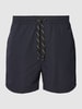 Only & Sons Zwembroek met elastische band, model 'TED' Donkerblauw