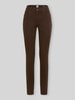 Brax slim fit smalle broek van lyocell-mix met modal-katoen-aandeel model 'SHAKIRA' Donkerbruin