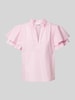 Rich & Royal Regular Fit Bluse mit Volants Rosa