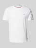 Tommy Hilfiger T-shirt met logostitching Wit