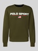 Polo Ralph Lauren Sweatshirt met labelprint Olijfgroen