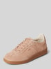 BOSS Sneaker aus Leder Modell 'Brenta' Altrosa