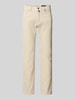 Pierre Cardin Regular Fit Cordhose mit Eingrifftaschen Modell 'Laval' Ecru