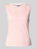Jake*s Studio Woman Tanktop aus Baumwolle mit Rundhalsausschnitt Hellrosa