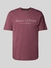 Marc O'Polo Regular Fit T-Shirt aus reiner Baumwolle Purple