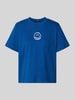 VERO MODA boxy fit T-shirt van zuiver katoen model 'SARA' Donkerblauw