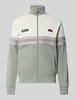 ellesse Trainingsjacke mit Label-Patch und Stehkragen Modell 'RIMINI' Mittelgrau