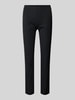 Lauren Ralph Lauren Skinny fit stoffen broek met ritssluiting opzij Zwart