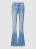 Only Flared Cut Jeans mit Label-Patch Modell 'BLUSH' Jeansblau