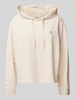 s.Oliver RED LABEL Relaxed Fit Hoodie aus Baumwoll-Mix Beige