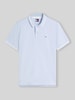 Tommy Jeans Regular Fit Poloshirt aus reiner Baumwolle Hellblau