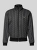 Lacoste Sweatjacke mit Stehkragen Black