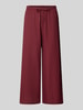 s.Oliver RED LABEL Loose Fit Hose in Crinkle-Optik Bordeaux