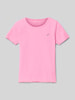 Tom Tailor T-Shirt mit Label-Stitching Pink