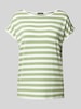 More & More T-shirt met boothals Groen