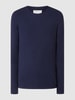 Tom Tailor Denim Pullover van katoen  Donkerblauw