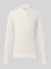 Selected Regular Fit Poloshirt aus reiner Baumwolle Modell 'TORINO' Offwhite