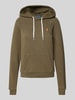 Polo Ralph Lauren Hoodie mit Label-Stitching Oliv