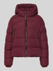 Superdry Regular Fit Jacke in Stepp-Optik Bordeaux
