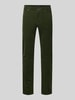 Christian Berg Men Corduroy broek met 5-pocketmodel Flessengroen