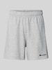 CHAMPION Relaxed Fit Shorts mit Label-Stitching Modell 'ICONS' Mittelgrau Melange