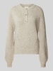 Pepe Jeans Strickpullover mit Rundhalsausschnitt Offwhite Melange