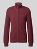 Gant Cardigan met structuurmotief Bordeaux