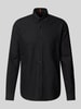 BOSS Orange Regular Fit Freizeithemd mit Button-Down-Kragen Modell 'Rickert' Black