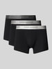 Tommy Hilfiger Trunks mit elastischem Label-Bund im 3er-Pack Black