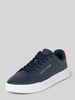 Tommy Hilfiger Sneakers van leer, model 'COURT' Marineblauw