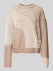 Armedangels Oversized gebreide pullover met ribboorden, model 'MAYRAA' Beige