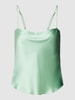 Gina Tricot Top aus Satin mit Spaghettiträgern Modell 'Janet' Mint