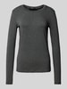 Weekend Max Mara Longsleeve mit Rundhalsausschnitt Modell 'MULTIE' Anthrazit